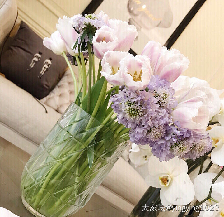 生活碎片——新家各角落里的鲜花💐。_家居花