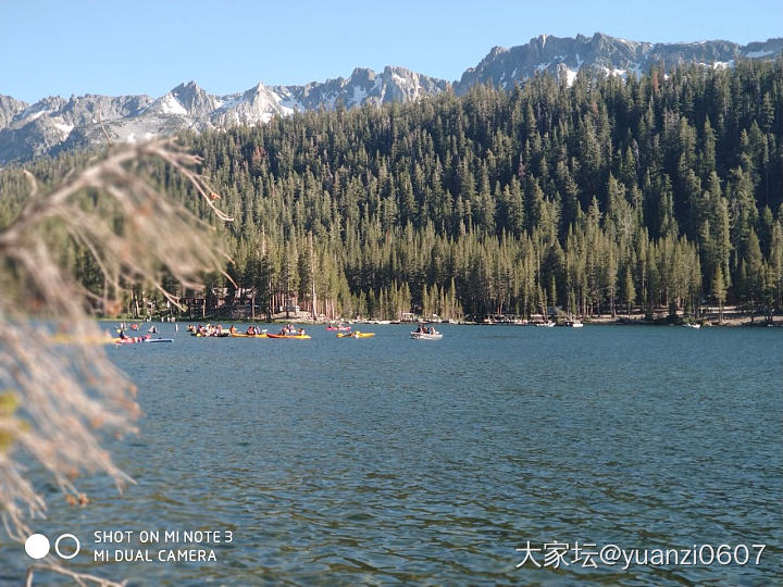 随手拍的美景，去优胜美地途径的玛丽湖_景色旅游