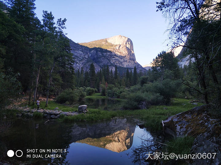 随手拍的美景，去优胜美地途径的玛丽湖_景色旅游