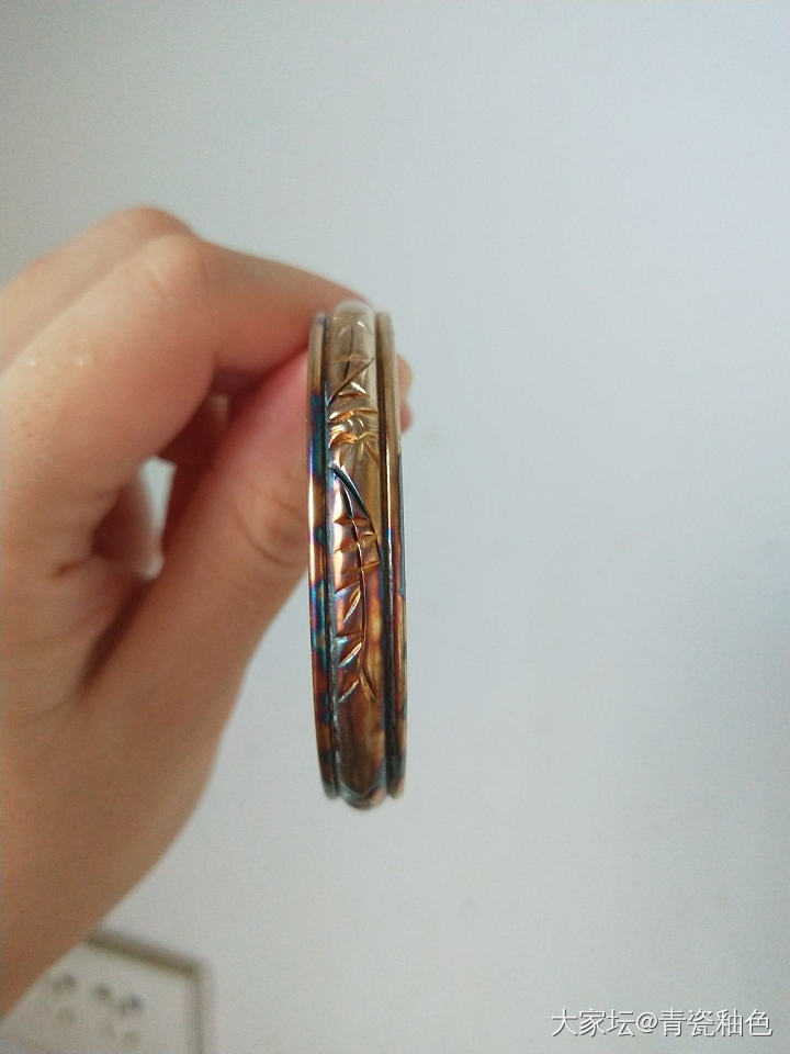 试试硫磺皂做旧_手镯银
