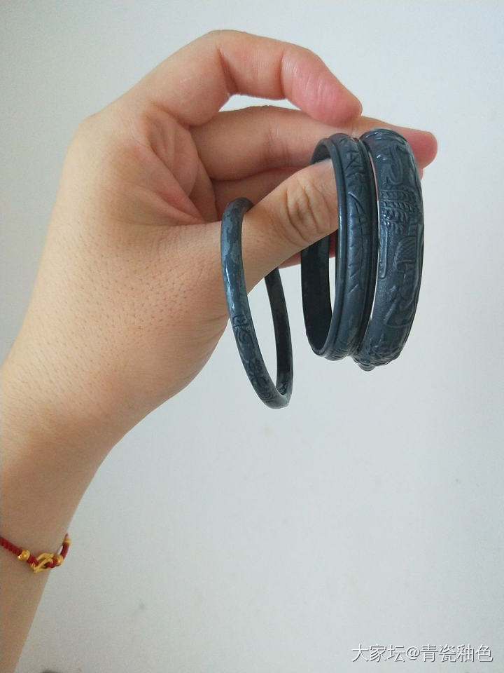 试试硫磺皂做旧_手镯银