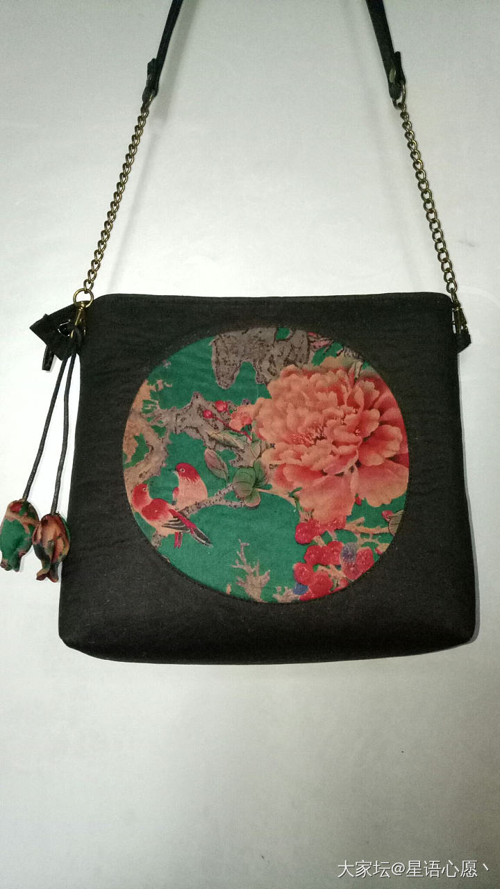 自制香云纱包包_手工diy