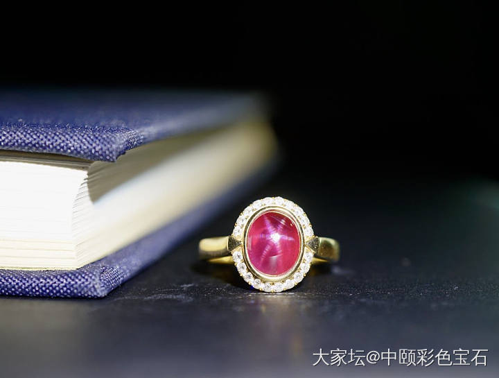 ##中颐出品天然未加热缅甸星光红宝石戒指##  2.23ct  Lotus证书_戒指红宝石名贵宝石