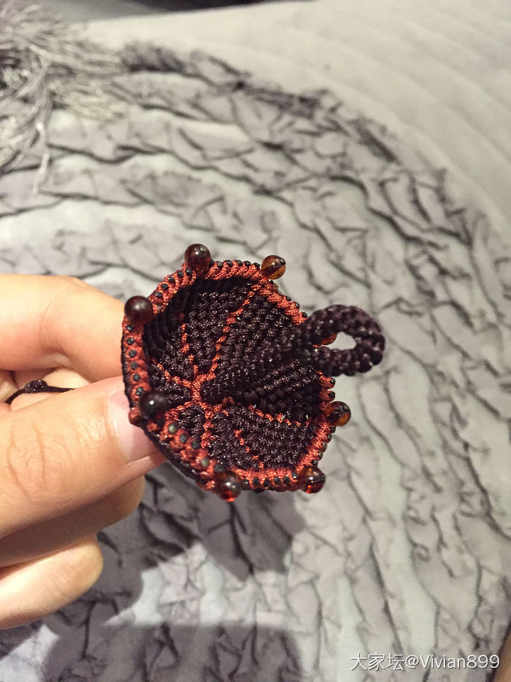 在绳编的路上越走越远，今天一天的作品，经历了一次失败，成功后的心情赞赞赞！只要用..._编绳