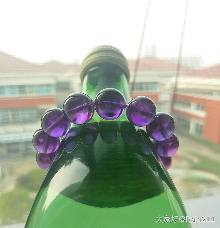 秀一下我的紫水晶_紫水晶珠串