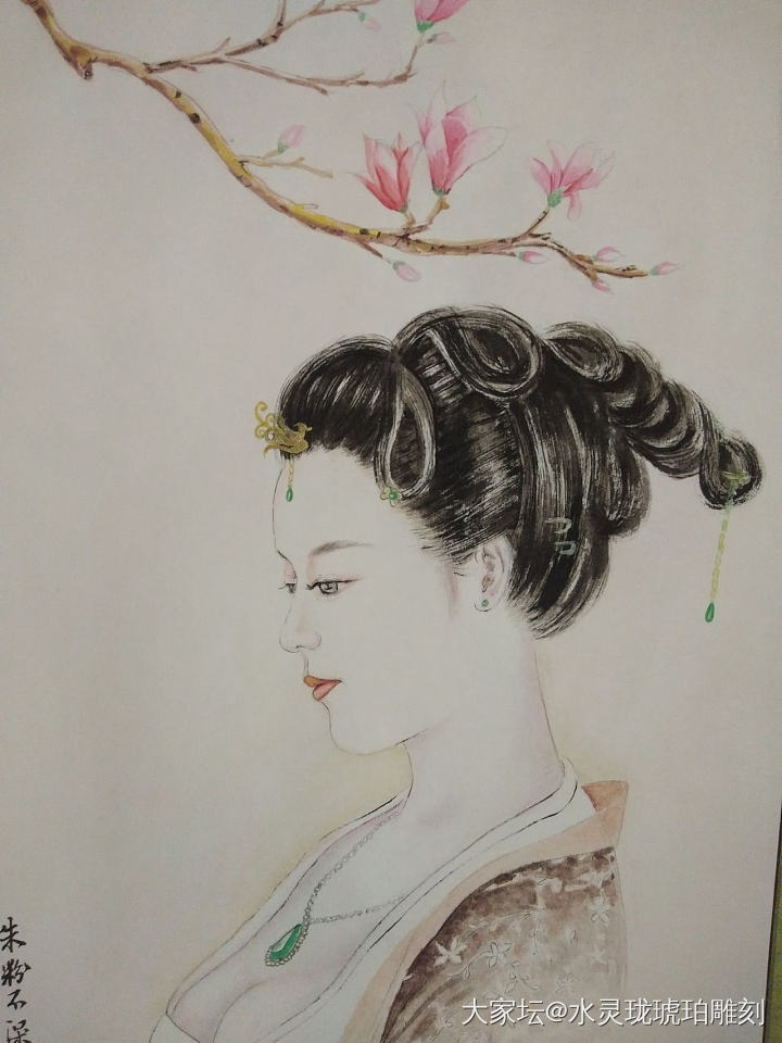 终于画好，中间断断续续的画了一星期……_手绘