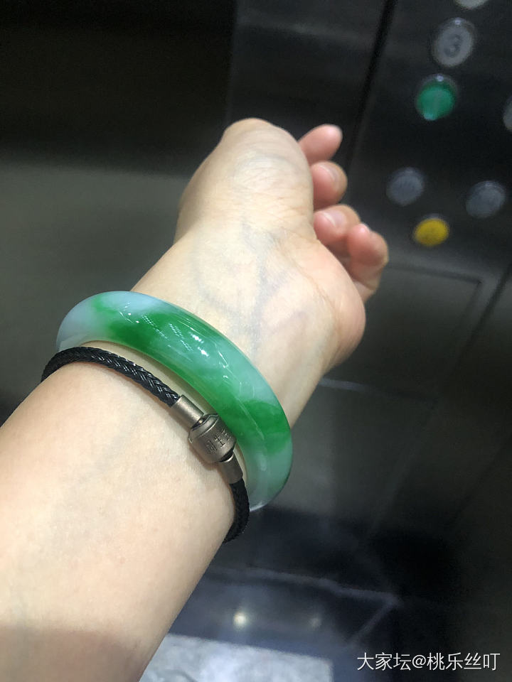 新纳入白底青_手镯翡翠