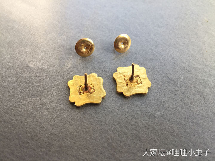 老黄金耳环洗澡记_耳饰老金