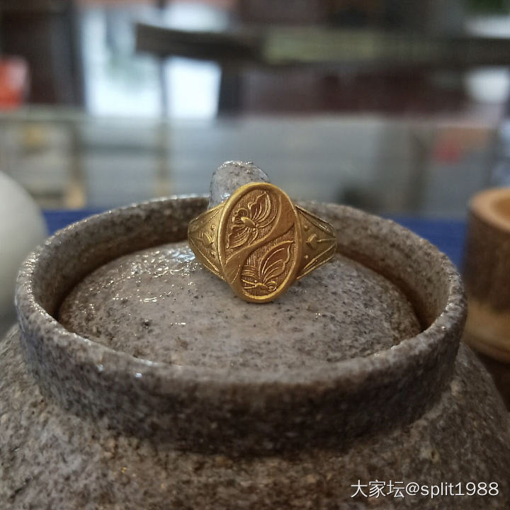 老黄金耳环洗澡记_耳饰老金