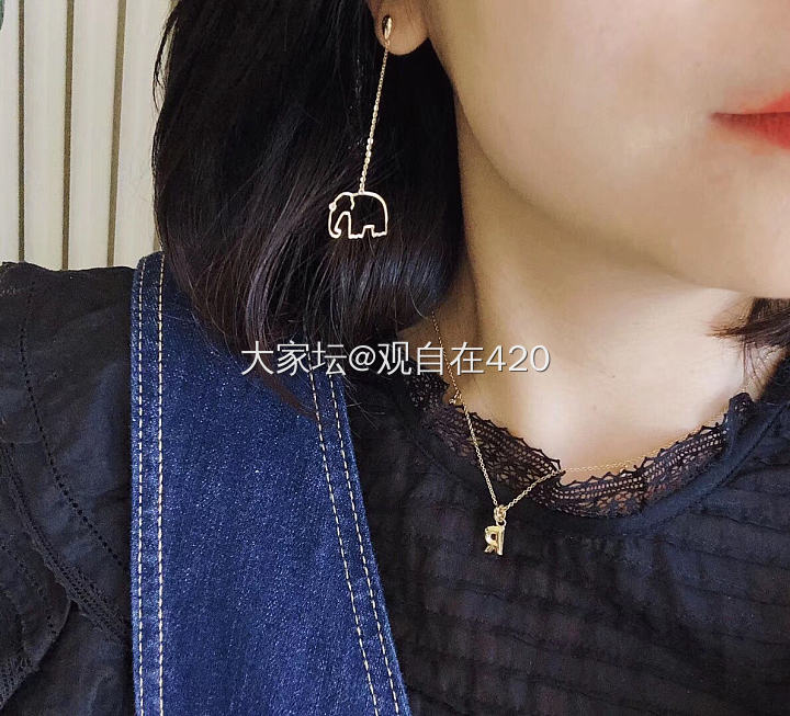 好久没来了，发下新款耳环吧……_耳饰