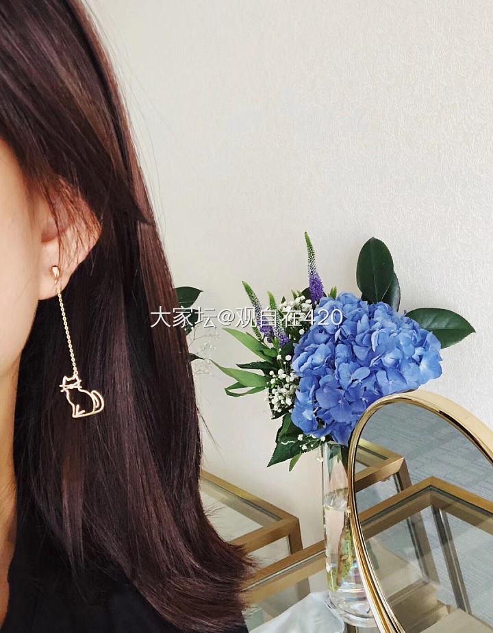 好久没来了，发下新款耳环吧……_耳饰
