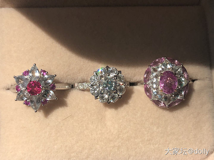 白蓝宝，玫瑰钻，明亮式切割钻，一个有意义的对比_名贵宝石