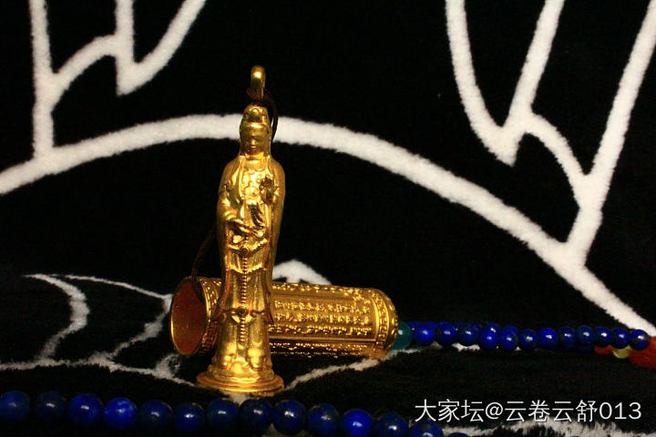 重串青金，俗到底了～招财进宝_青金石