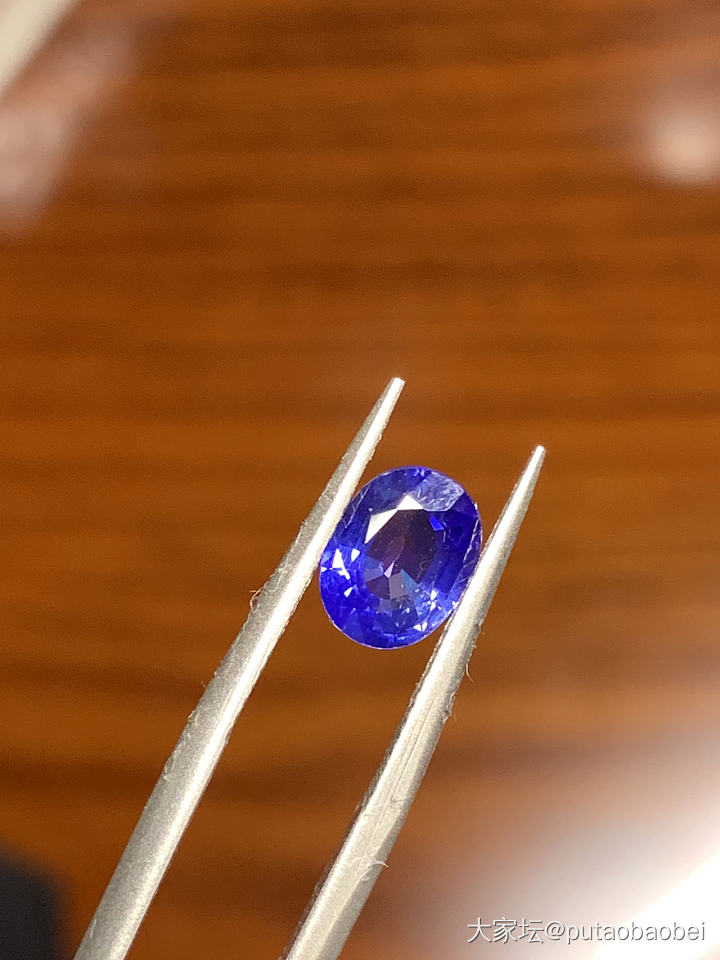 蓝宝戒指上手图+疑问_蓝宝石