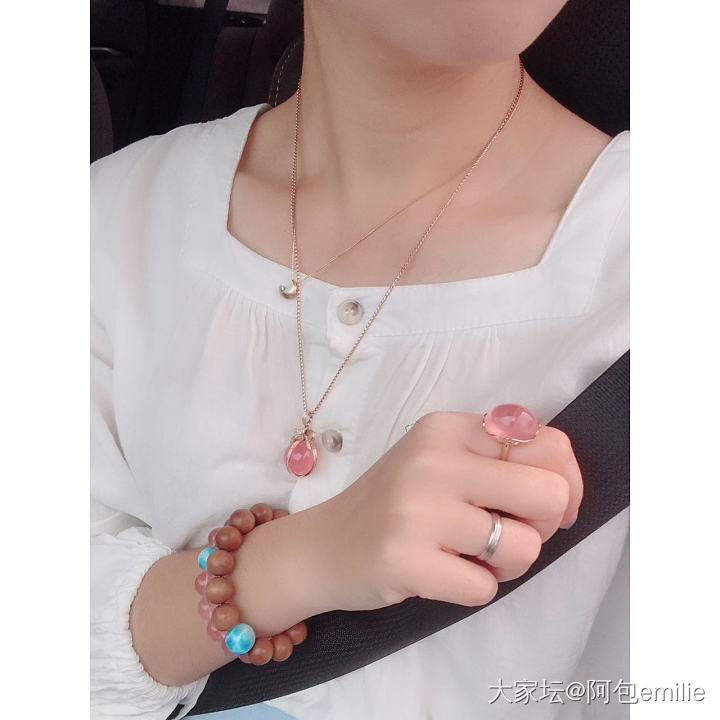 最爱的莫粉。吊坠。_水晶