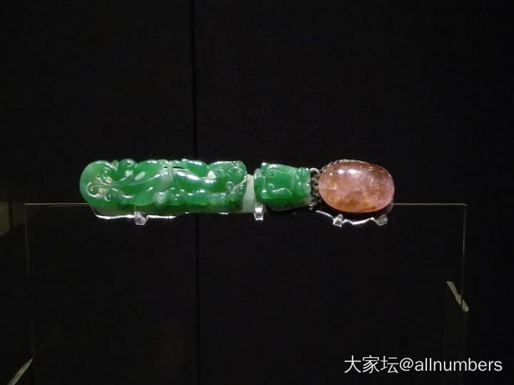 【首都博物馆】玉器展厅中的翡翠藏品_博物馆古董首饰翡翠