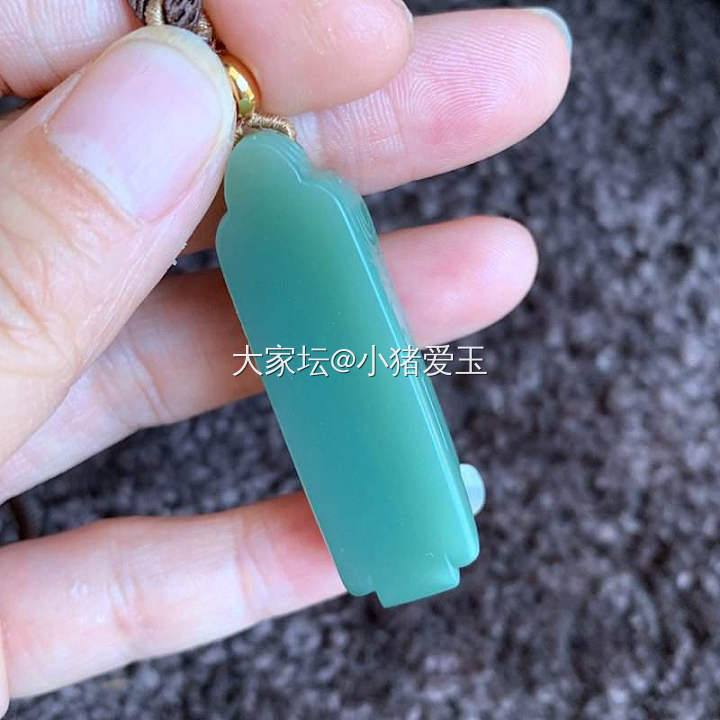 和田玉碧玉观音像_挂件碧玉和田玉