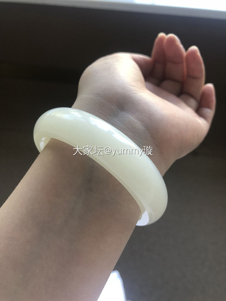 今天手上戴籽镯的坛友_和田玉