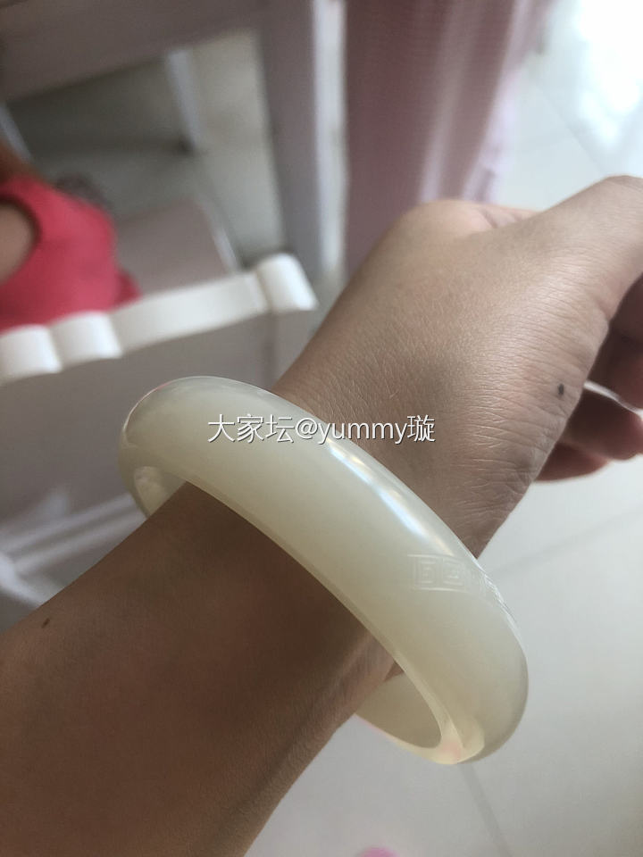 今天手上戴籽镯的坛友_和田玉