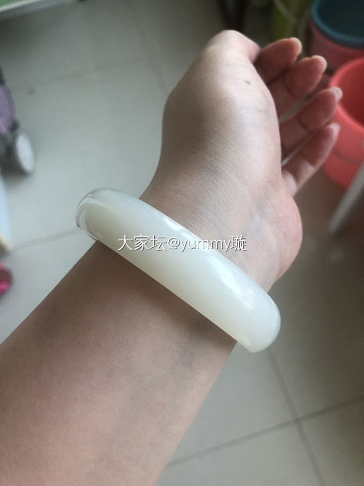 今天手上戴籽镯的坛友_和田玉