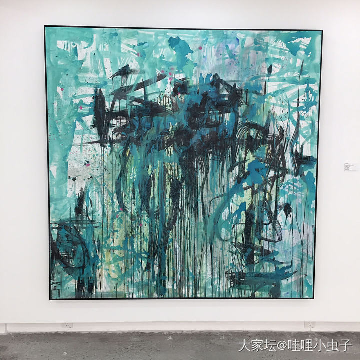 来转播个画展，顺便谈谈怎么看艺术展览_油画书法