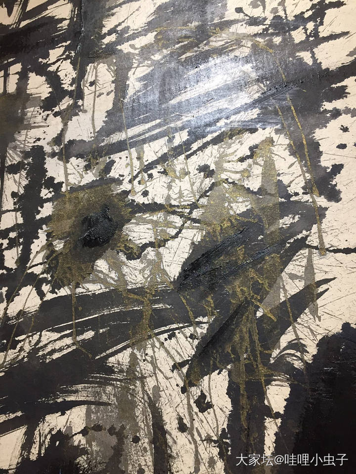 来转播个画展，顺便谈谈怎么看艺术展览_油画书法