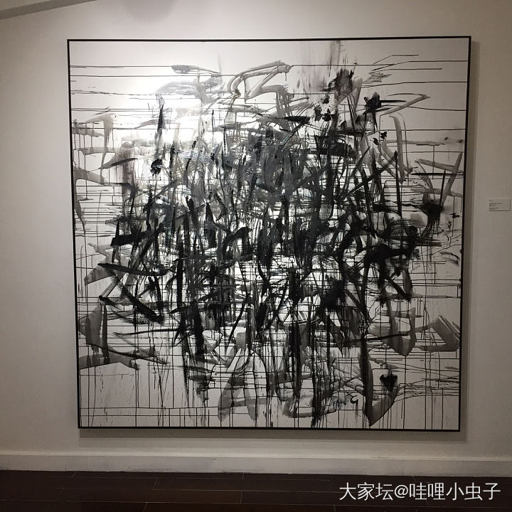 来转播个画展，顺便谈谈怎么看艺术展览_油画书法