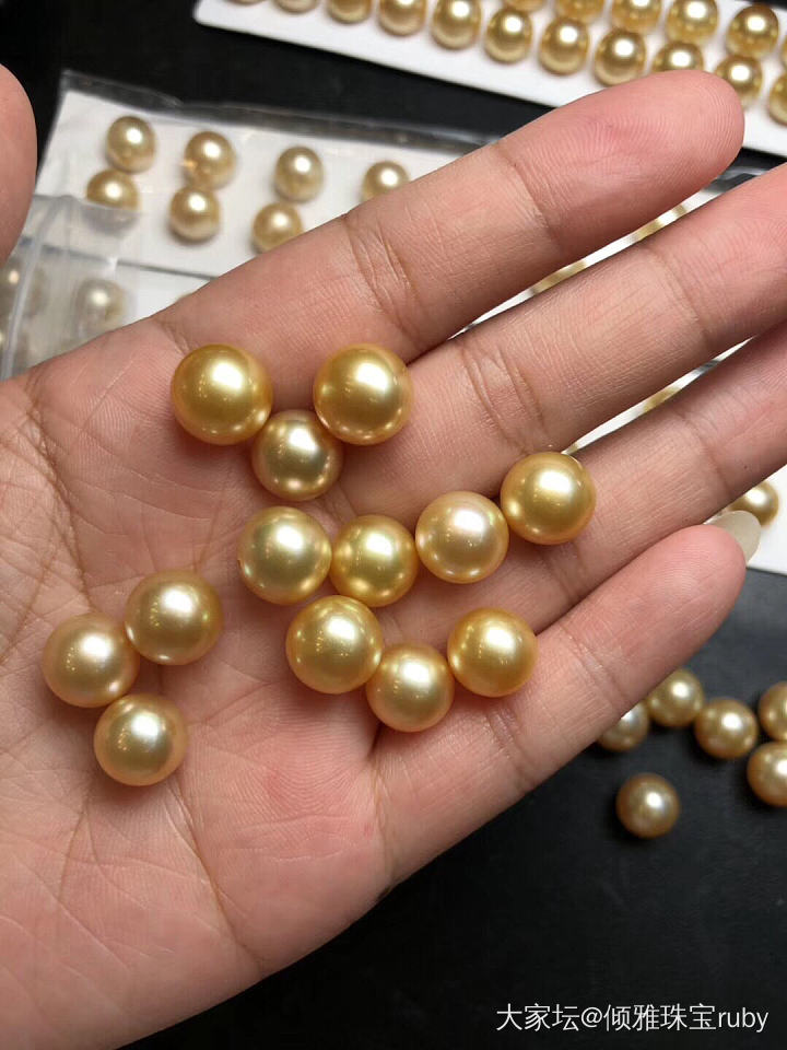 10—11mm南洋深海金珠_海水珍珠