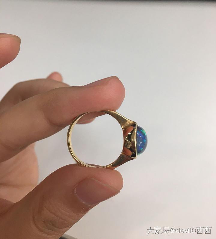 水晶欧泊_戒指欧泊