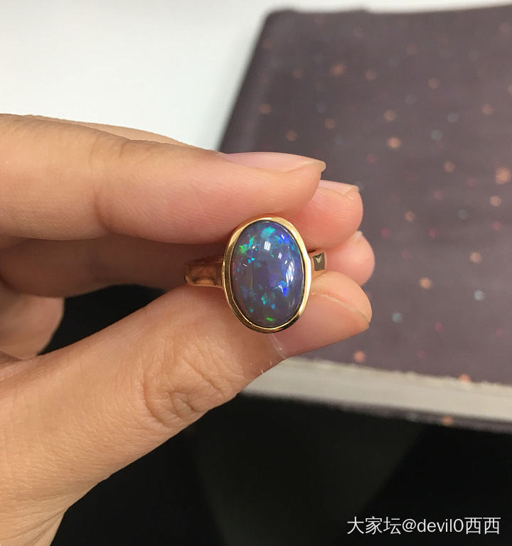 水晶欧泊_戒指欧泊