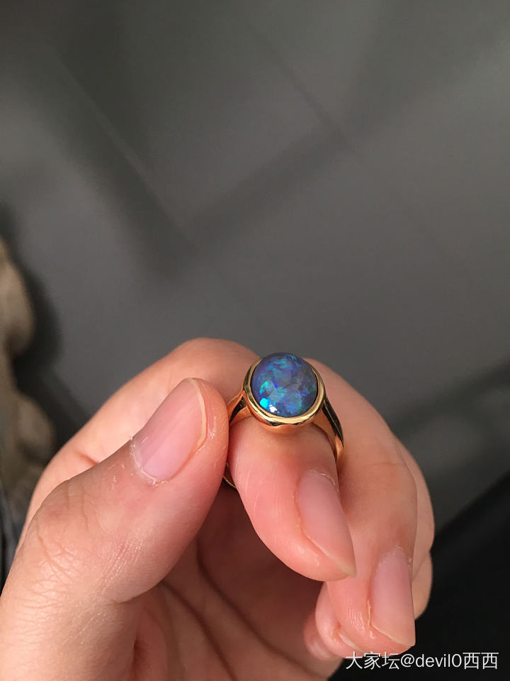 水晶欧泊_戒指欧泊