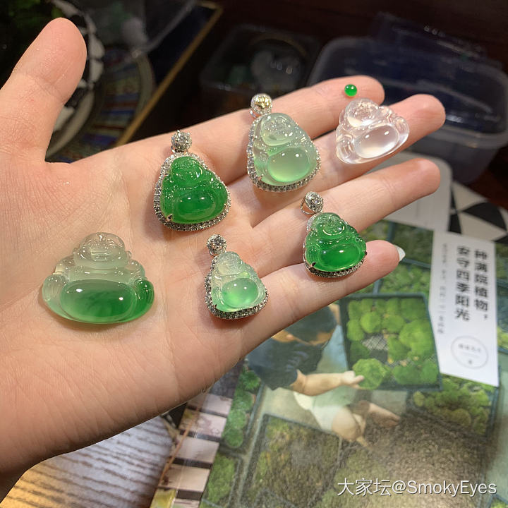 我的一手佛爷爷_吊坠翡翠
