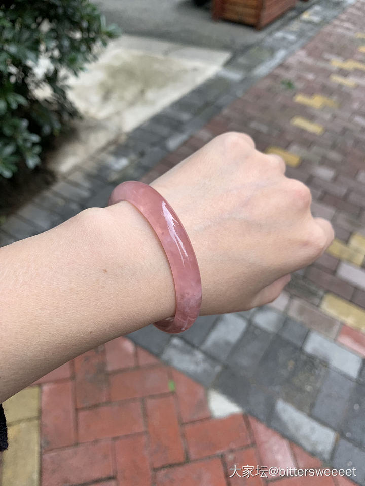 粉嘟嘟_手镯粉晶