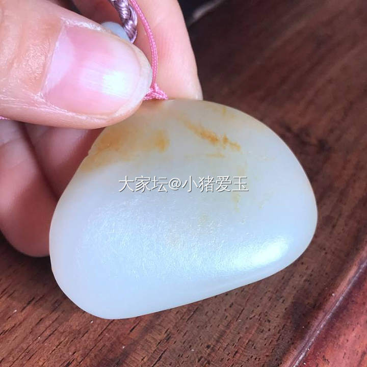 和田玉新疆籽料花开富贵_挂件和田玉