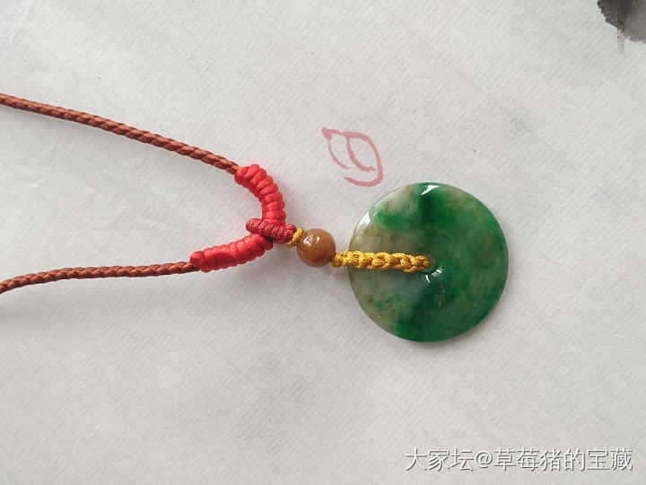 一对古朴的平安扣_平安扣翡翠