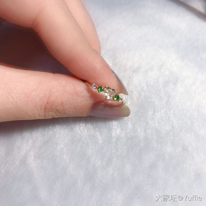 我来啦～晒晒前两天北京珠宝展上的收获_海水珍珠戒指沙弗莱