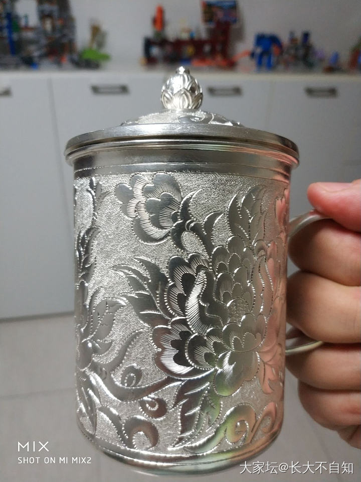 买了个银水杯_银器