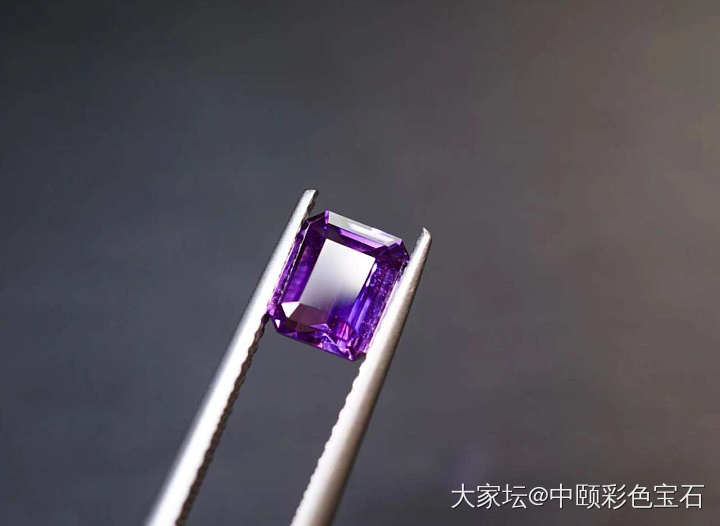 ##中颐天然未加热紫色蓝宝石##  1.59ct GIC证书_蓝宝石名贵宝石