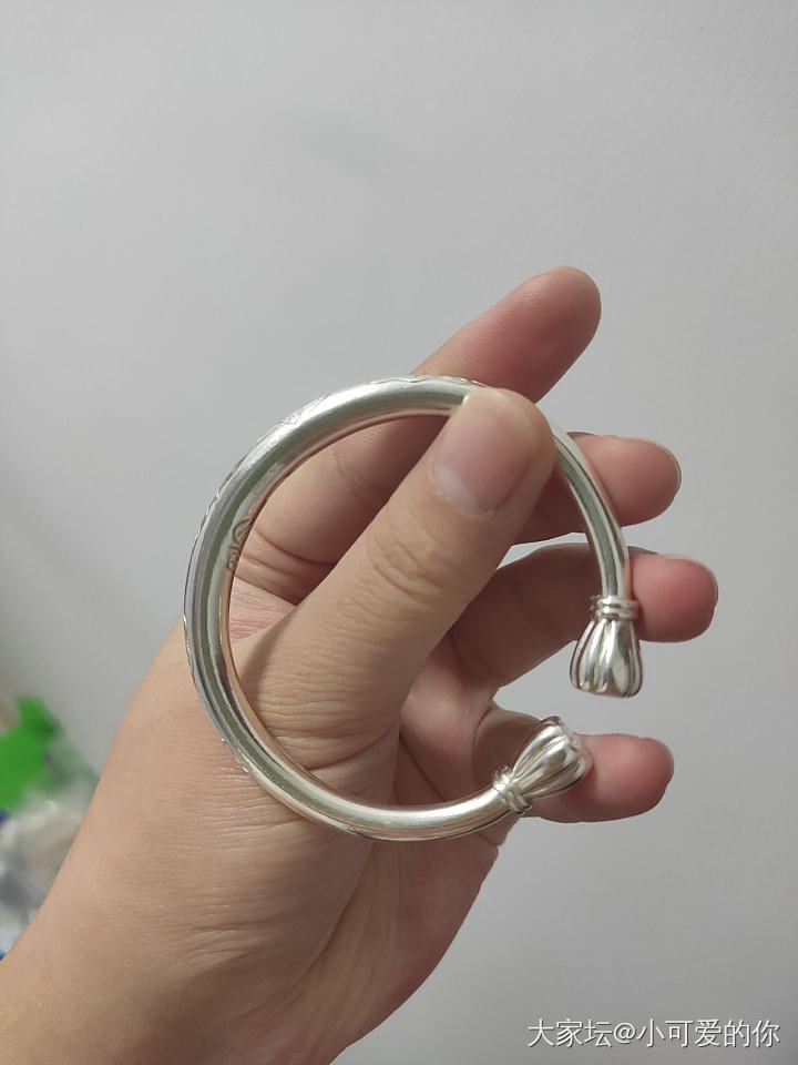 莲蓬头旧手镯_手镯银