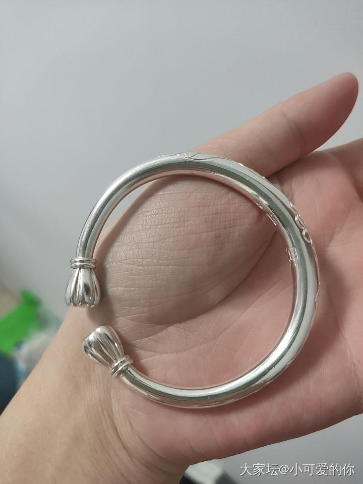 莲蓬头旧手镯_手镯银