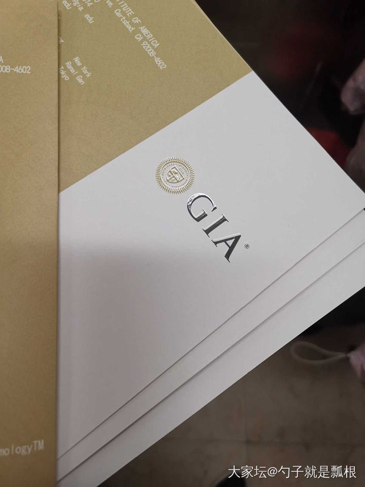 闲鱼上的套牌证书_机构证书钻石