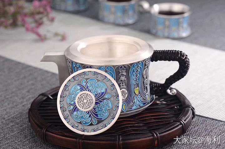 珐琅工艺茶具_陶瓷