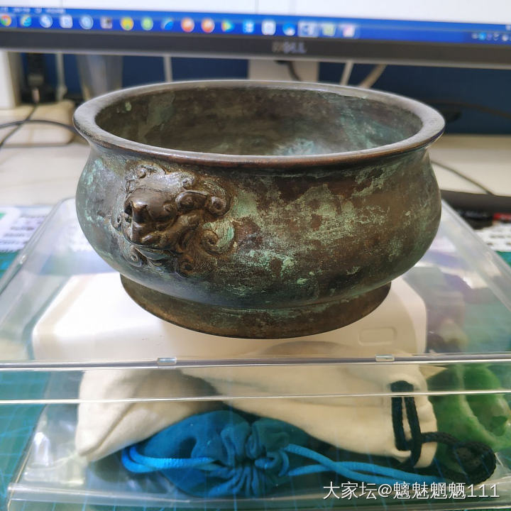 新入手个炉子。_铜炉