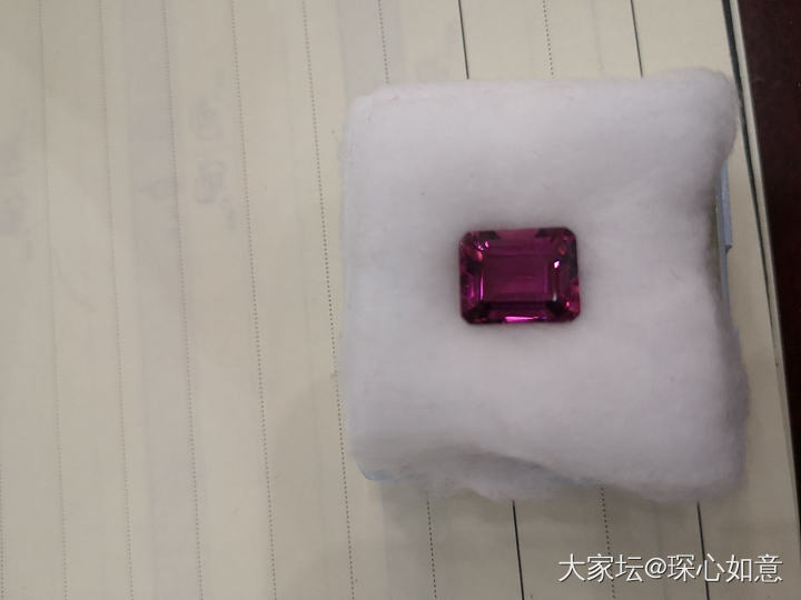 红碧玺4.62ct，多年前在南非买的。_碧玺