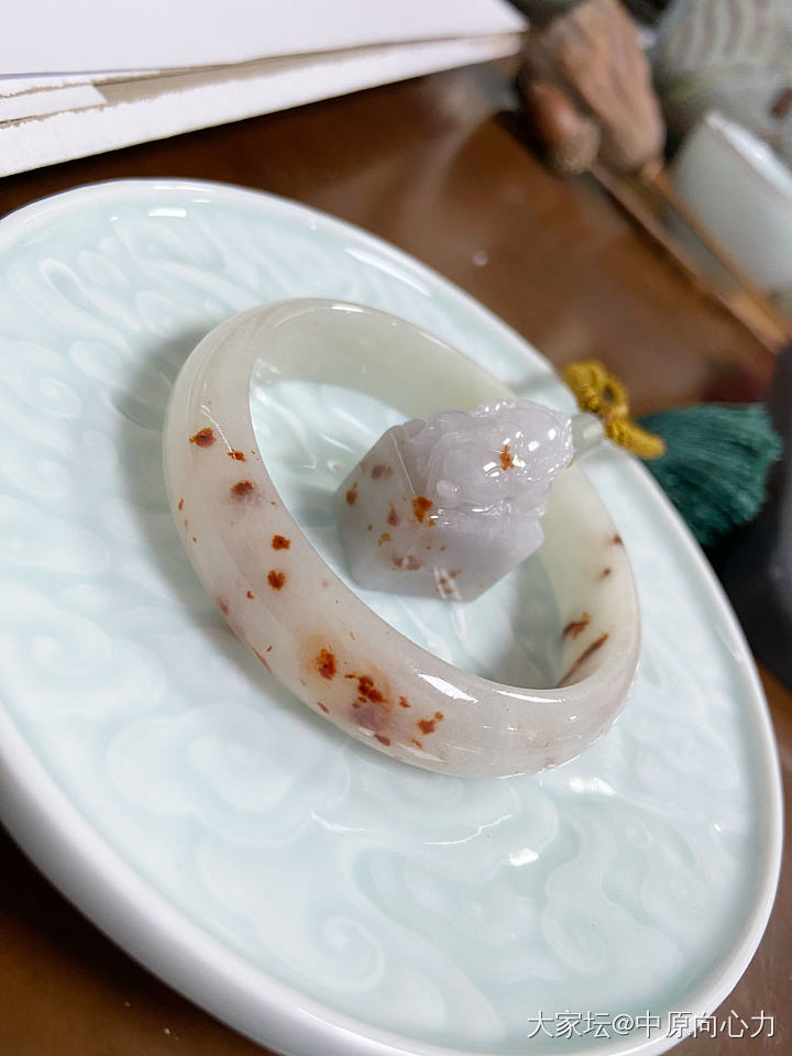 我想踏雪寻梅，然后英雄气短_印章手镯翡翠
