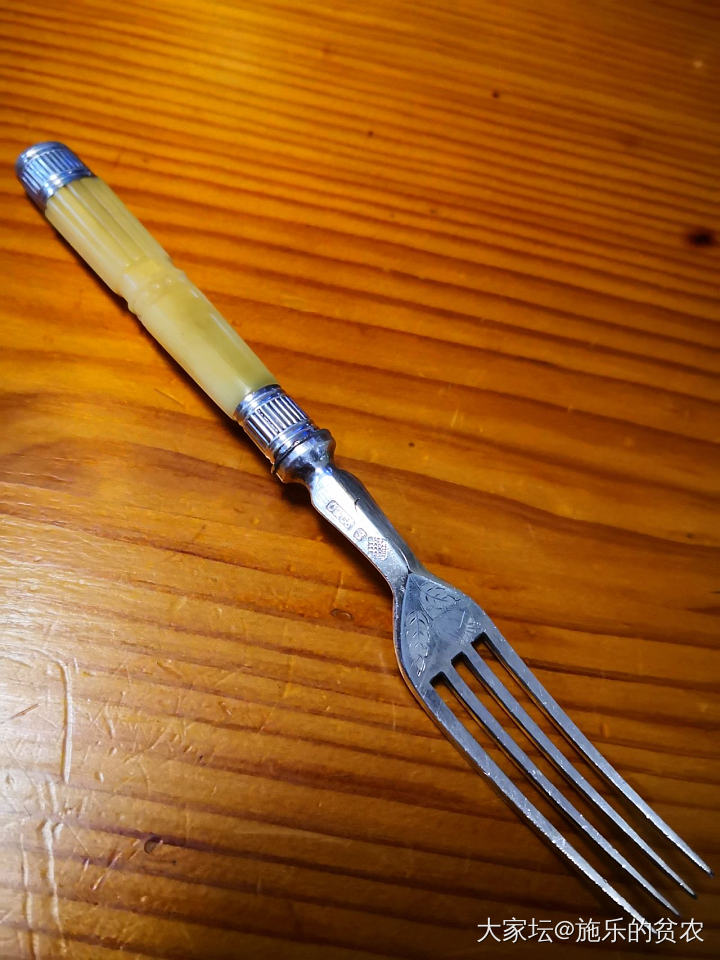 最美银餐叉_银器
