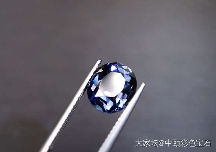 ##中颐天然未加热变色钴尖晶##  3.61ct  AGTL证书_尖晶石彩色宝石