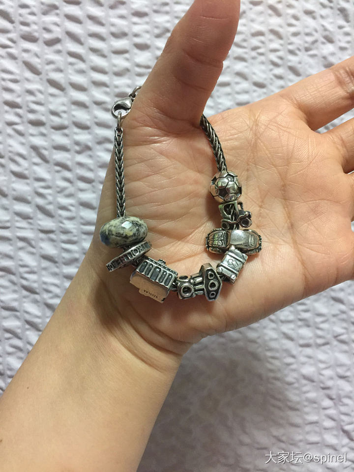 近期戴的潘多拉 托贝斯_潘多拉925银手链