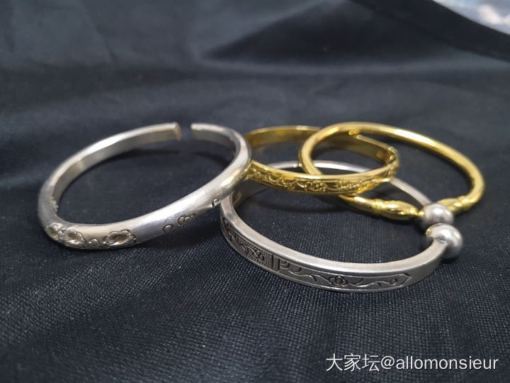 每天看坛里美图 寄几还是渣图_银金手镯
