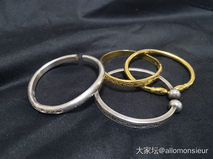 每天看坛里美图 寄几还是渣图_银金手镯